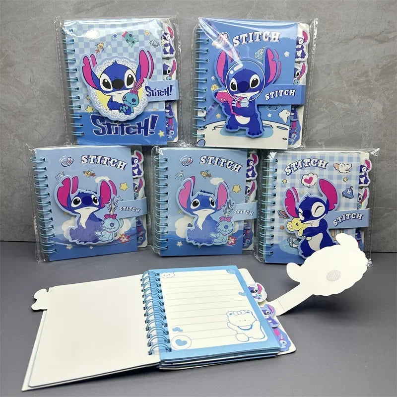 New Stitch Notebook Cute Anime Cartoon School Supplies Portable Diary Fashion Office Supplies Coil Book Children Holiday Gift