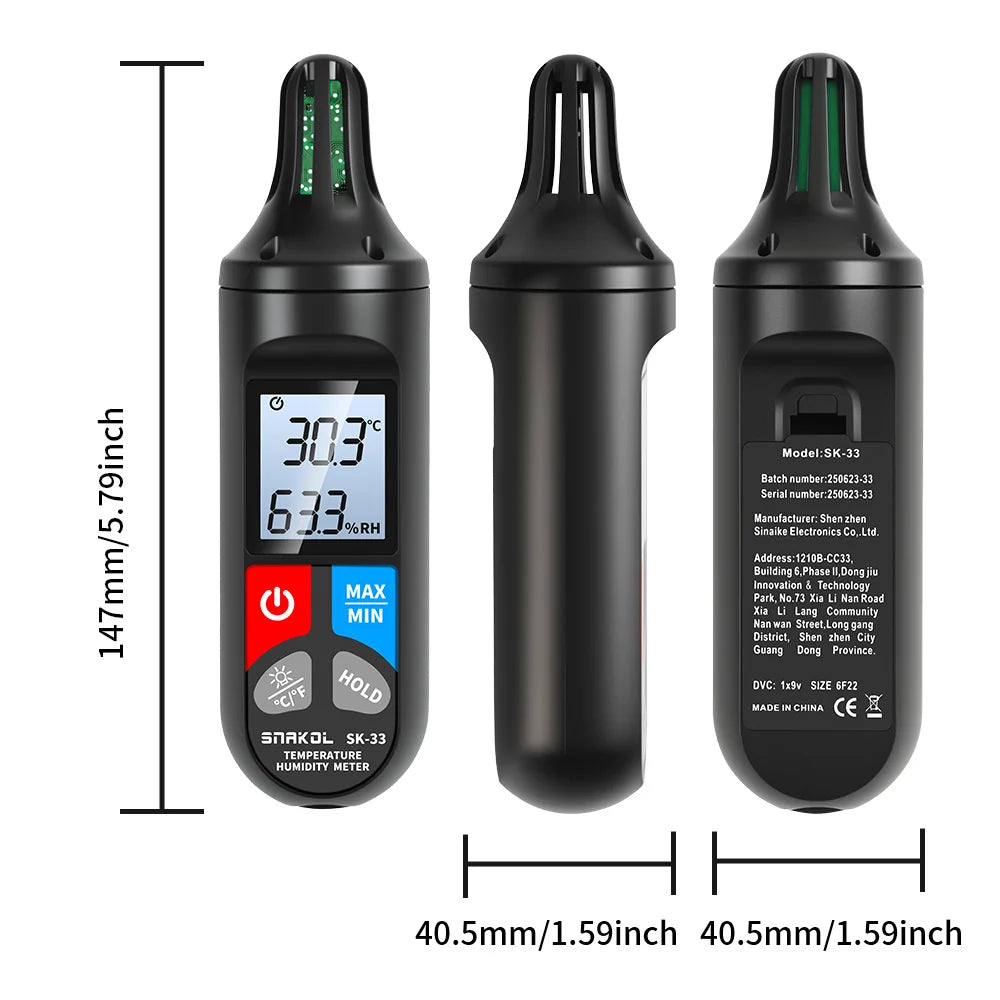 Mini Digital -10℃-60℃ Thermometer Hygrometer Temperature Indoor Convenient Temperature Sensor Humidity Meter Gauge Instrument