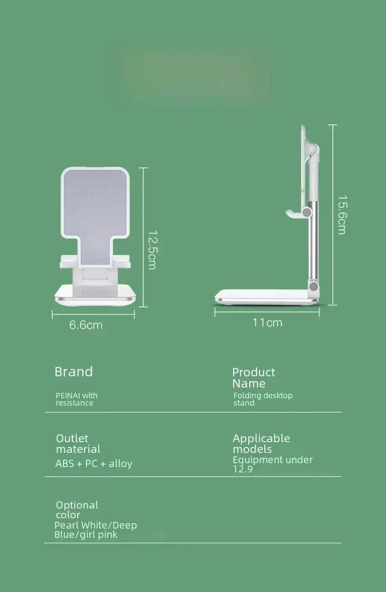 Uniwersalny kreatywny uchwyt na telefon komórkowy Pulpit Leniwy tablet na żywo Nocny składany przenośny uchwyt podporowy