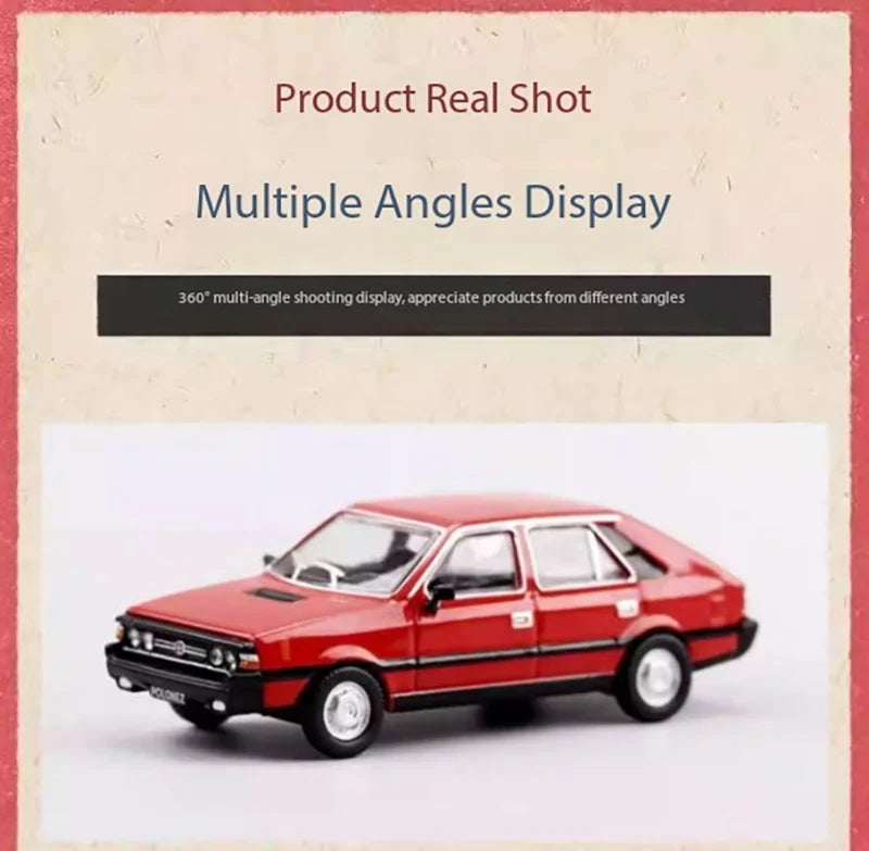 Perka 1:64 Scale FSO Polonez MR'87/M21 GAZ-21 Volga Alloy Car Model Static Display Hobby Collection
