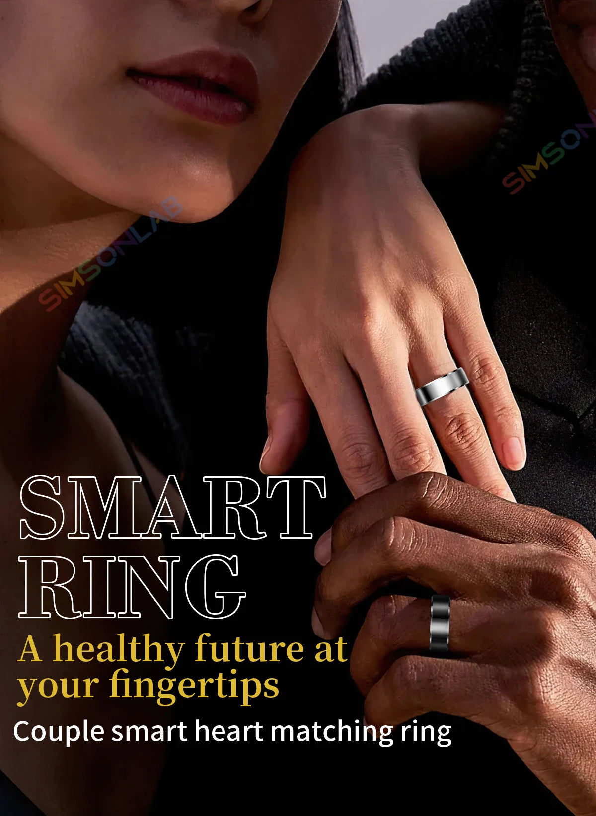 2025 New Smart Ring Sleep Monitor Health Detector IP68 Waterproof Motion Tracker Large Battery R06 Men Women Holiday Gifts Ring