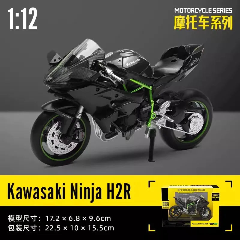 MSZ CCA 1:12 Yamaha YZF-R1 Classic Motorcycle Model Alloy Car Model Toy Car Casting Collection Toy Gift Christmas Gift
