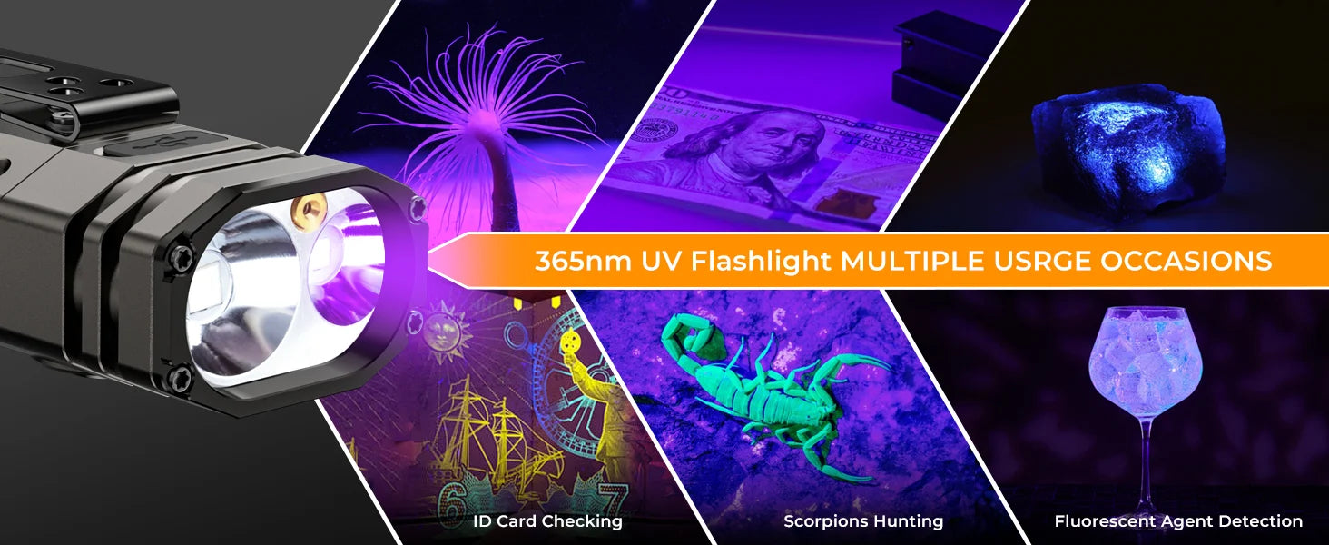 Wurkkos HD02 LED Camping Lamp Portable Outdoor Sports Fishing Hunting Hiking Searchlight with Rechargeable Battery