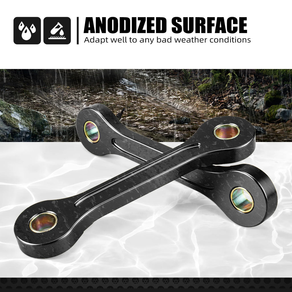 NICECNC For Kawasaki KLX400 KLX 400 2000-2019 For Suzuki DRZ400 DRZ400E DRZ400S DRZ400SM DR-Z 2000-2024 Lowering Links Kit