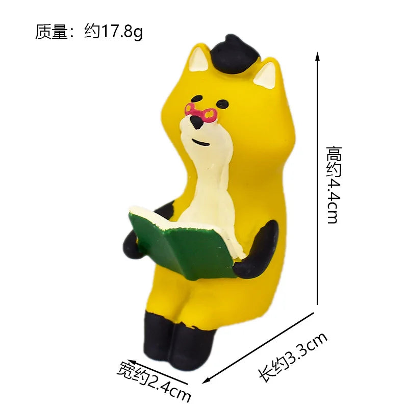 Zakka Japan Bookstore Stationery Series Desktop Decoration Creative Small Ornaments Resin Craft Toys Collectible Gifts