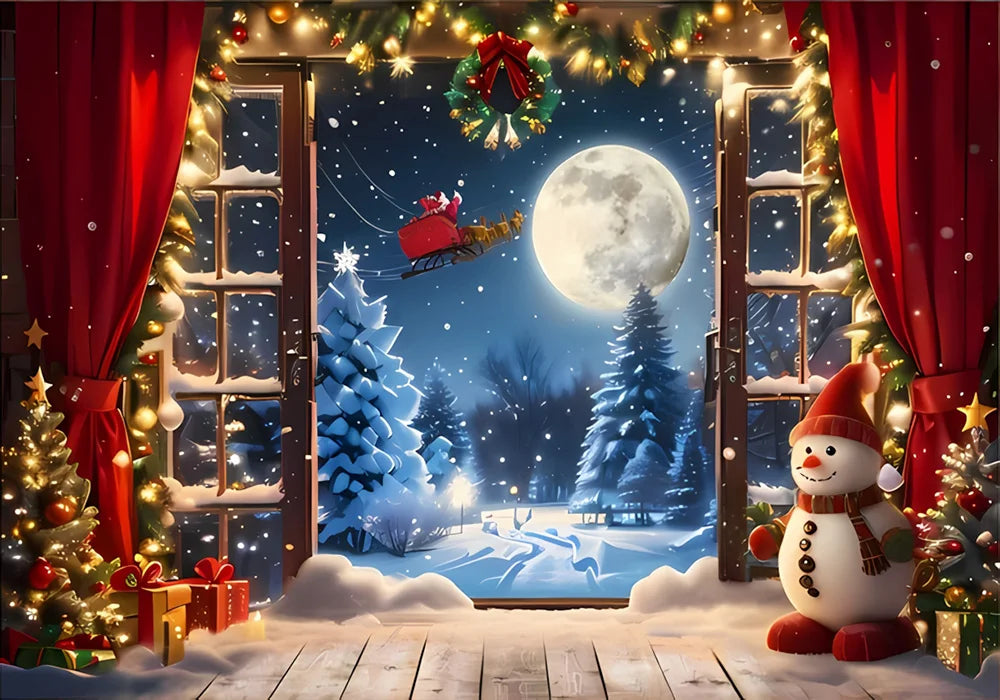 Navidad Decoration Anniversaires Xmas Tree Photography Backdrops Merry Christmas Backgrounds