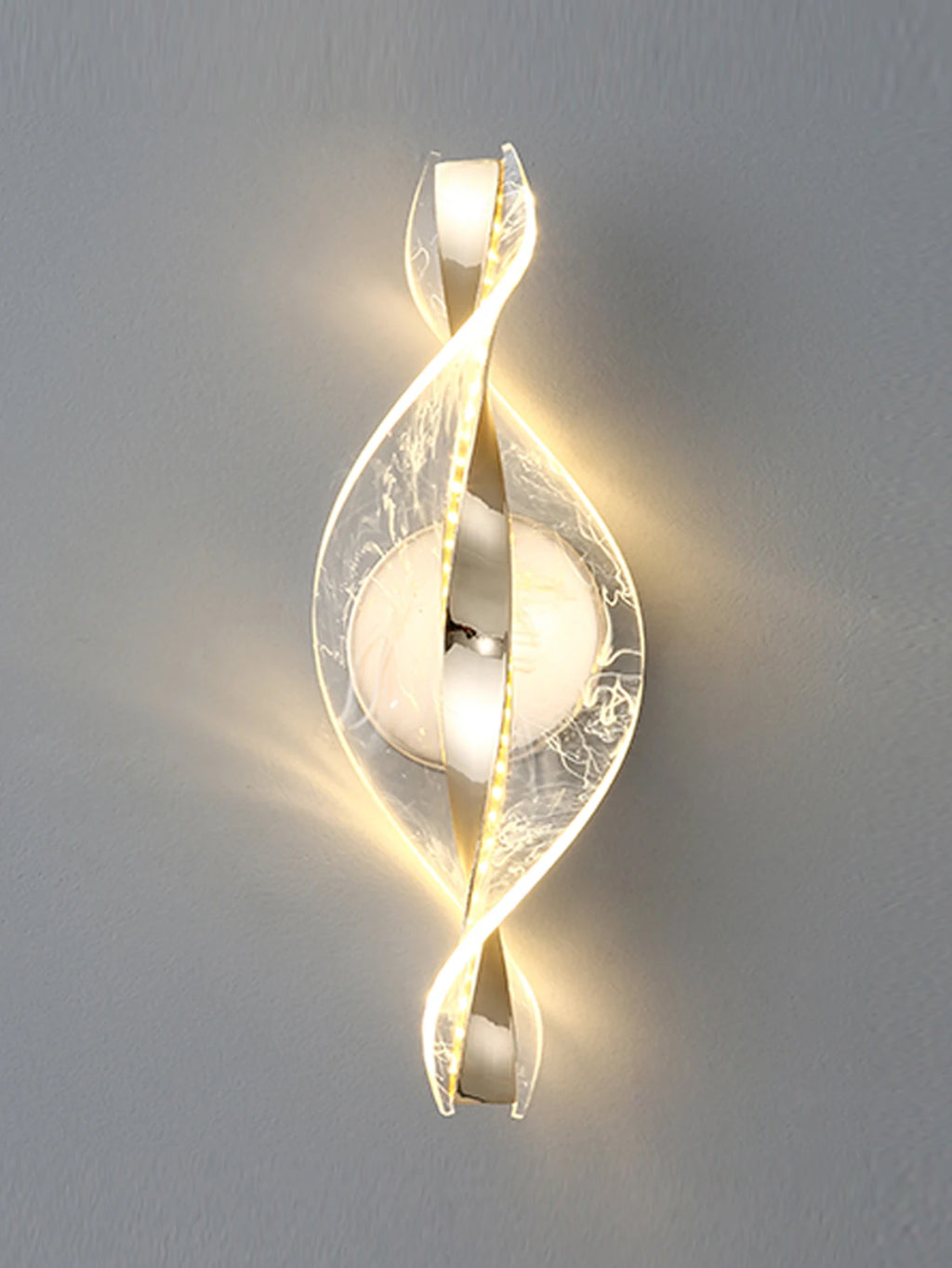 Nowoczesna lampa ścienna LED w kolorze :          -złotym.                    -czarnym                      -akryl                               idealny do korytarza, sypialni, salonu, lampek nocnych, dekoracji ściennych
 items