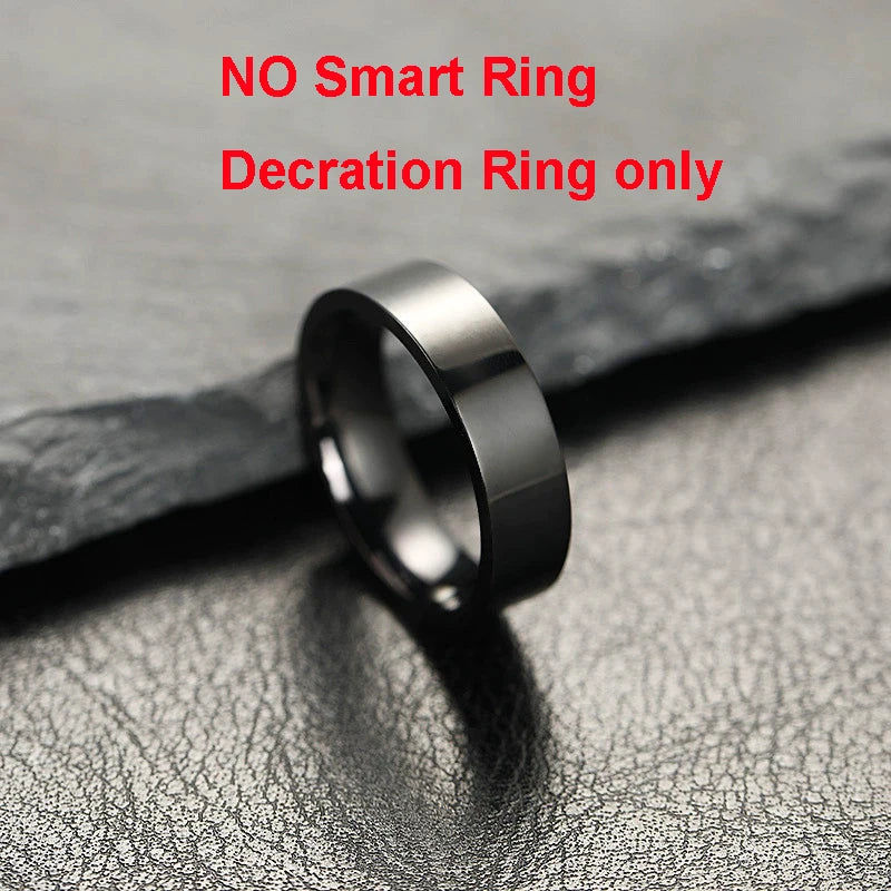 2025 New Smart Ring Heart Rate Blood Pressure Sleep Monitoring Motion Tracking IP68 Waterproof Men Women Smart Ring Holiday Gift