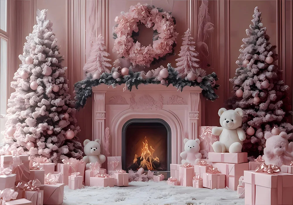 Navidad Decoration Anniversaires Xmas Tree Photography Backdrops Merry Christmas Backgrounds