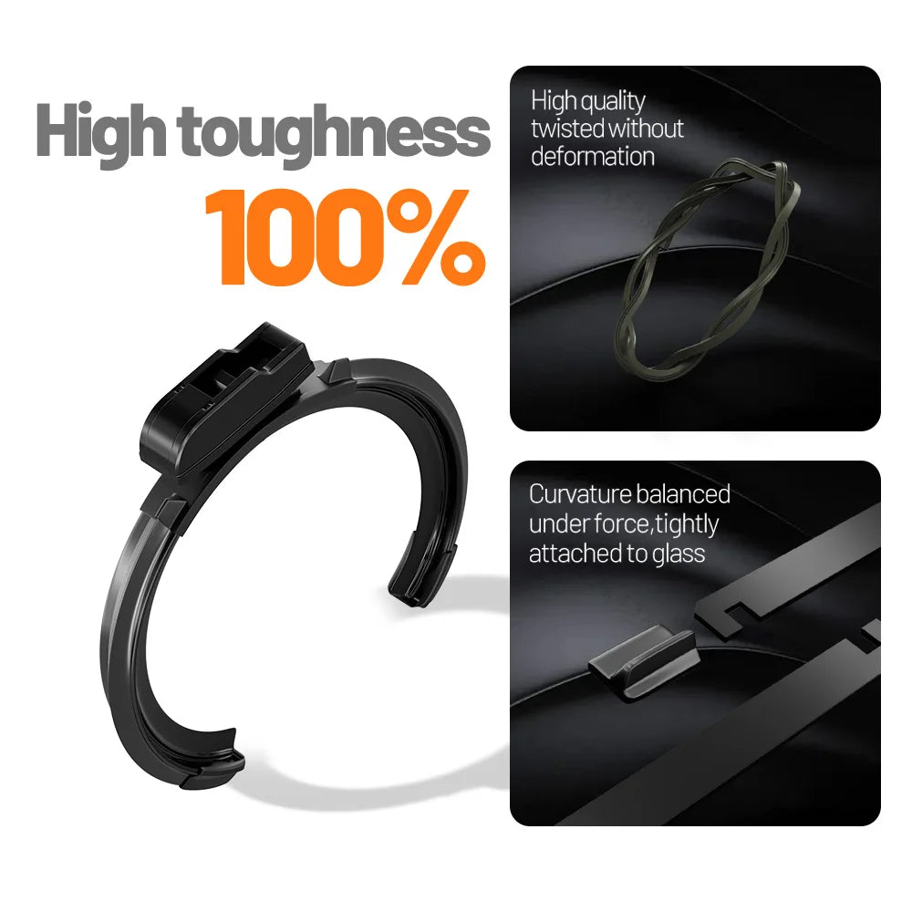 3Pcs Car Wiper For KIA Rio Hatchback Mk3 2011-2017 Front Rear Wiper Blades Brushes Auto Accessories 2013 2014 2015 2016