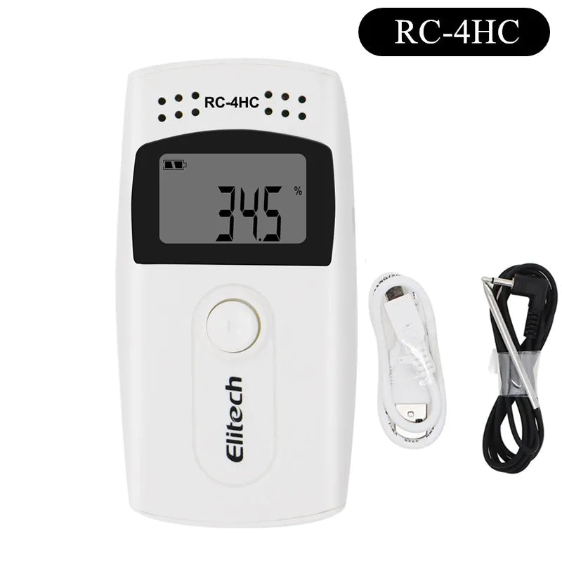 Mini USB Temperature Data Logger RC-4/4HC/5/5+/GSP-6 Digital 16000 Point  Humidity Internal Sensor High Precision Recorder