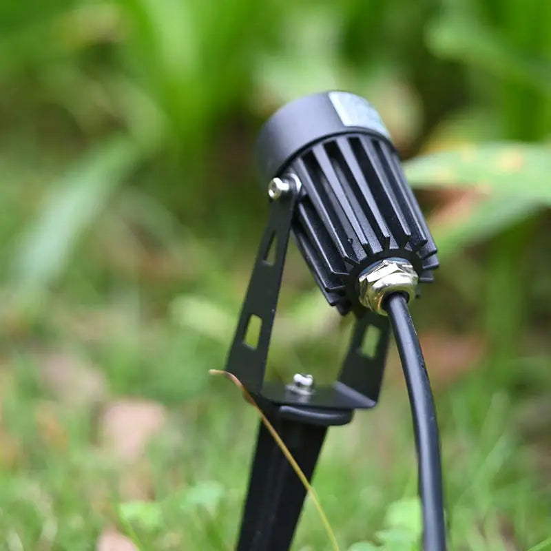 5W All-Aluminum LED Spike Lawn Lamp Outdoor Garden Lighting Waterproof Path Spotlights for AC110-265V DC12-24V