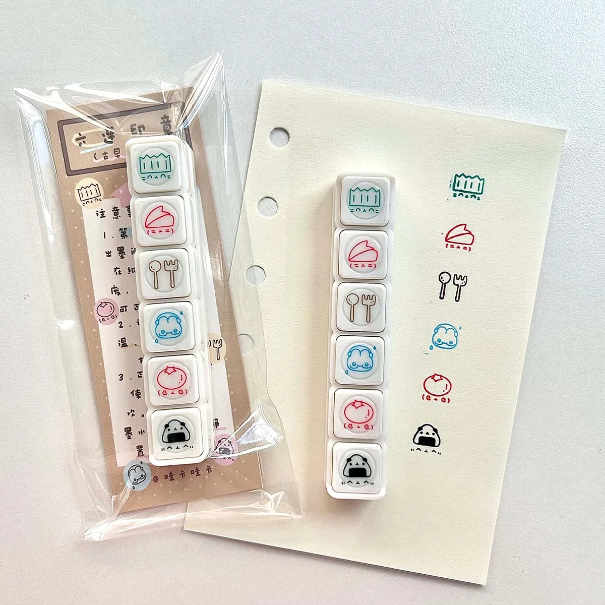 WAKAWAKA Decorative Stamps for Scrapbooking Kawaii Stamps Stationery For Journal Planner Arts Diy Crafts Album