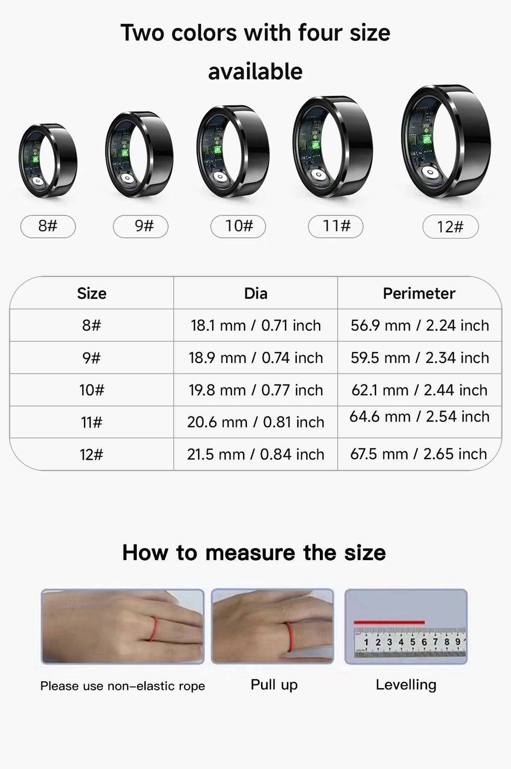 2025 New Smart Ring Sleep Monitor Health Detector IP68 Waterproof Motion Tracker Large Battery R06 Men Women Holiday Gifts Ring