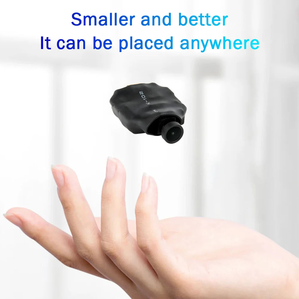4K HD Mini Camera Wireless WIFI Camera Supports 5X zoom, motion detection, remote viewing,120° Live Streaming nanny DIY camera