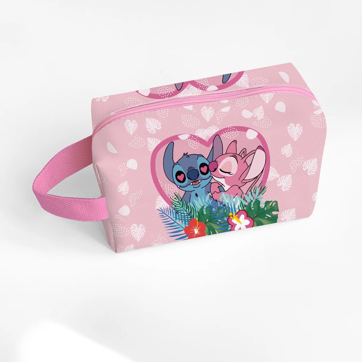 New Anime Stitch Lilo Stitch Cosmetic Bag Kawaii Makeup Waterproof Portable Travel Storage Organizer Bag Girl Birthday Gift