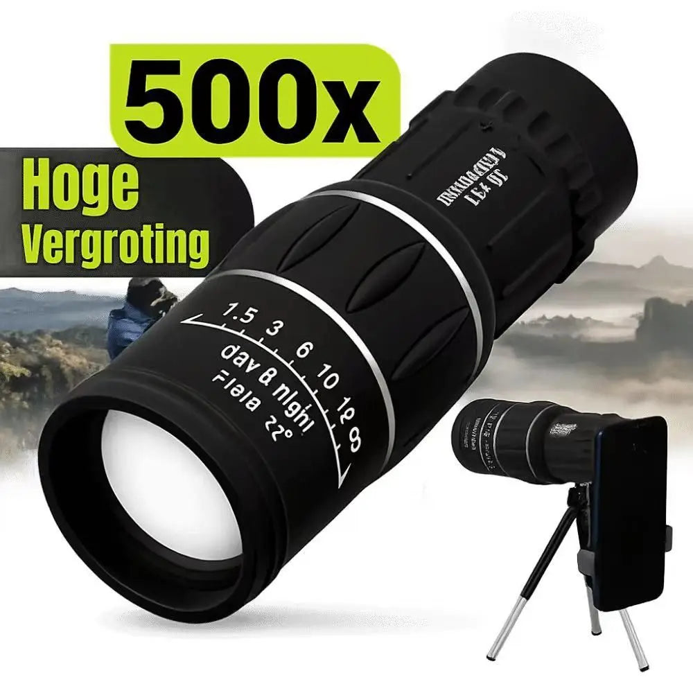 New 16x52 Monocular Telescope High-Power Dual Focus HD Zoom Scope Long Range High Magnification Night Spyglass Telescope Outdoor