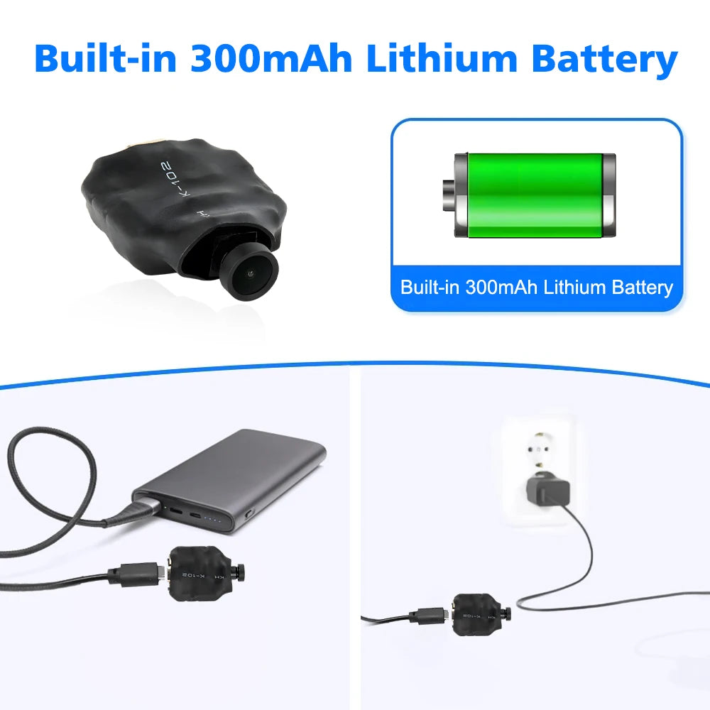 4K HD Mini Camera Wireless WIFI Camera Supports 5X zoom, motion detection, remote viewing,120° Live Streaming nanny DIY camera