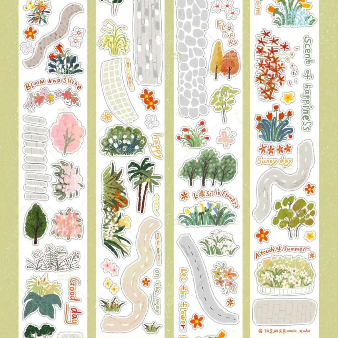 1szt/1lot Dekoracyjne taśmy klejące Zabawne artykuły papiernicze Scrapbooking DIY Papier Japońskie naklejki