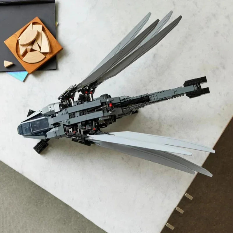 1369PCS Icons Dune Atreides Royal Ornithopter Model Building Blocks Fit 10327 Set Creative Bricks Toy For Kids Gifts