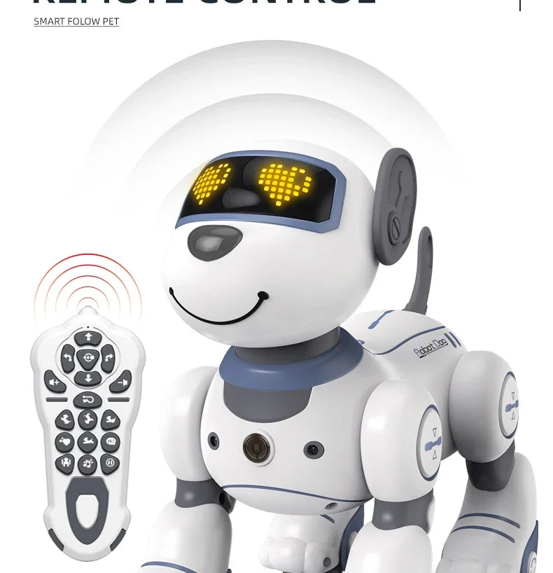 Children's Toy Remote Control Intelligent Robot Dog DIY programming voice interactive electronic pet dog robot model gift