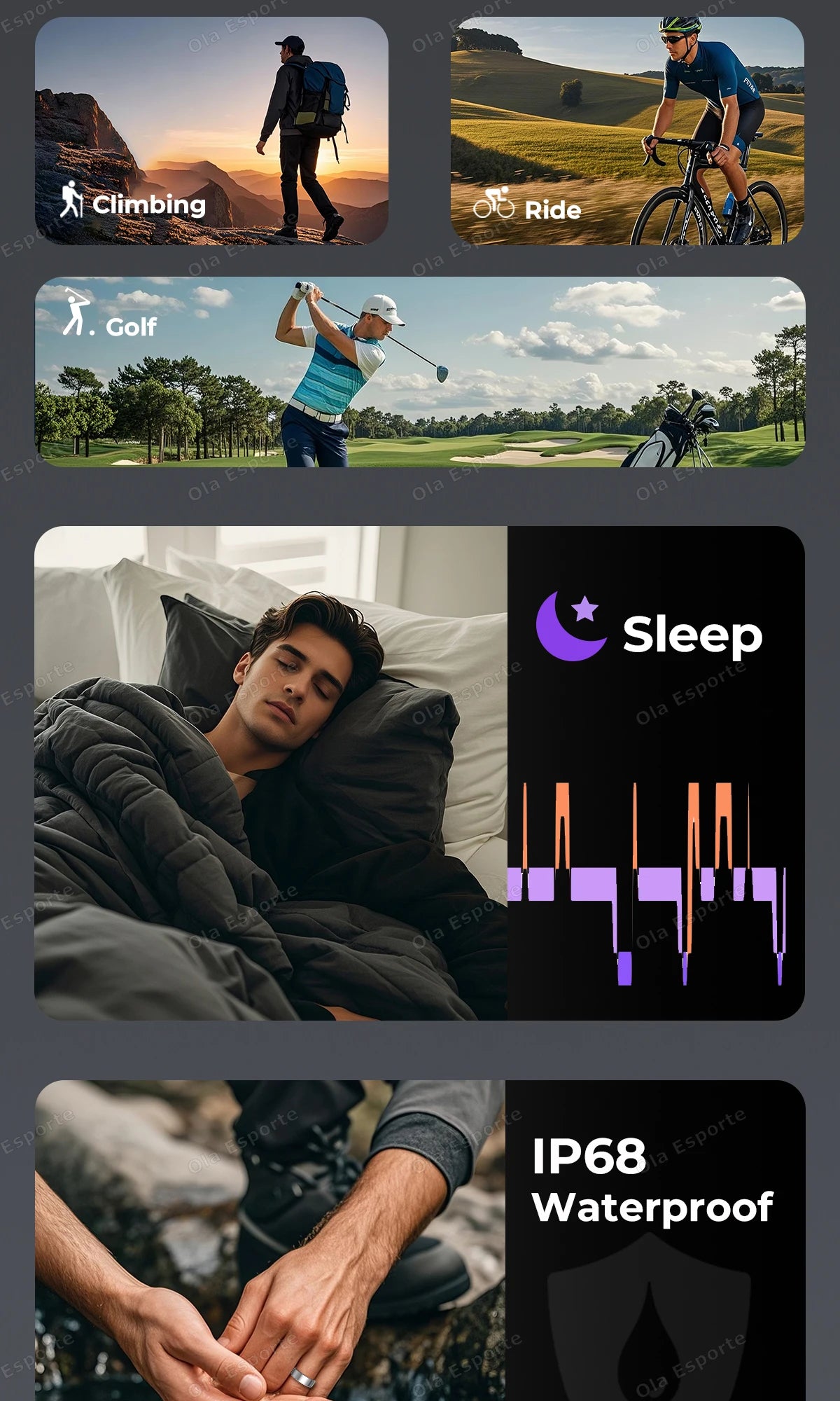 2025 New Smart Ring Heart Rate Blood Pressure Sleep Monitoring Motion Tracking IP68 Waterproof Men Women Smart Ring Holiday Gift