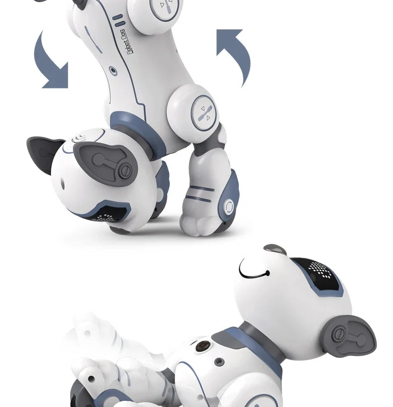 Children's Toy Remote Control Intelligent Robot Dog DIY programming voice interactive electronic pet dog robot model gift