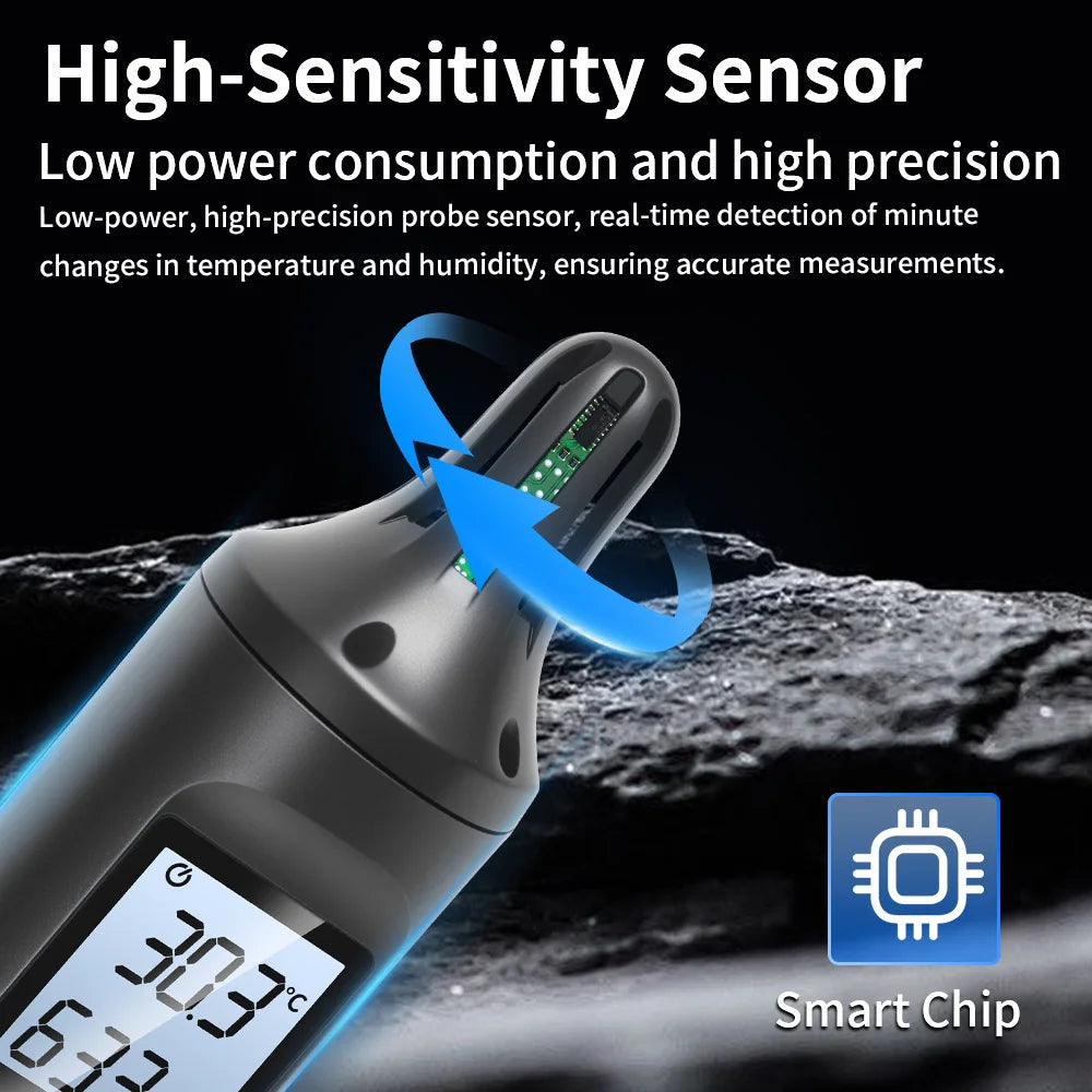 Mini Digital -10℃-60℃ Thermometer Hygrometer Temperature Indoor Convenient Temperature Sensor Humidity Meter Gauge Instrument