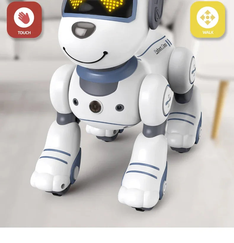 Children's Toy Remote Control Intelligent Robot Dog DIY programming voice interactive electronic pet dog robot model gift