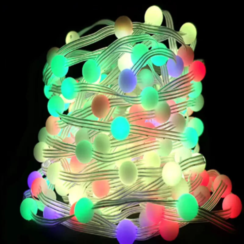 String LED Bluetooth Fairy Lights Dreamcolor RGBIC DIY Party Christmas Tree Lights Wedding Decor Garland USB Lamp 15M/10M/5M