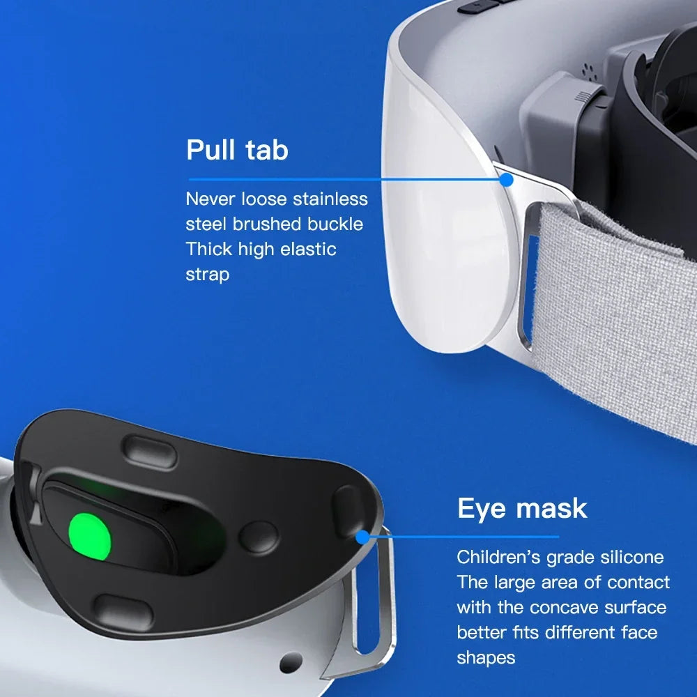 Electric Eye Massager 4D Smart Electric Eye Massage Instrument Eyes Care Glasses Beauty For Strain Massage Relief Health Care