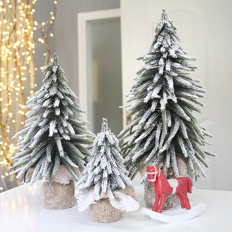 2019 Christmas Artificial mini Xams tree tabletop display window restaurant front desk store decorations small arbol de navidad