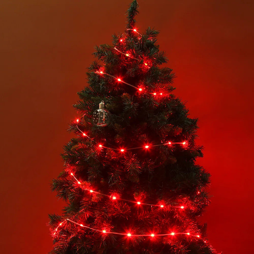 5M/10M/15M/20M RGBIC USB Sting Light Bluetooth APP DIY LED Fairy Lights Garland Decoration for Christmas Wedding Birthday Party