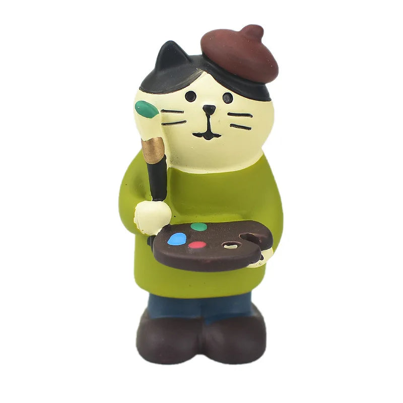 Zakka Japan Bookstore Stationery Series Desktop Decoration Creative Small Ornaments Resin Craft Toys Collectible Gifts