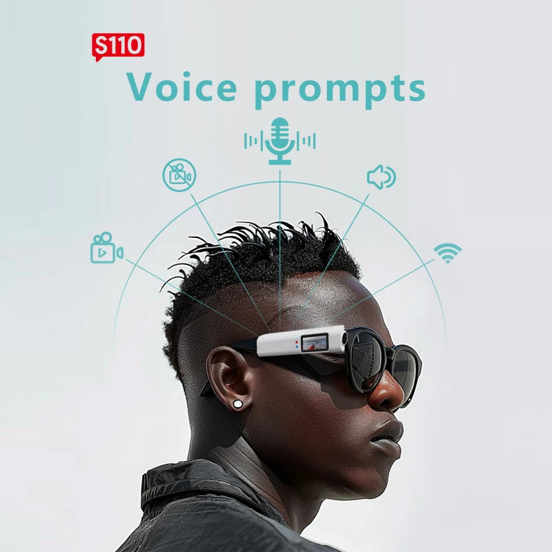 Xiaomi 4K Mini FPV Eyeglasses Video Shooting Micro-camera HD WiFi Intelligent Headset Glasses Video&Sound Recording WiFi APP