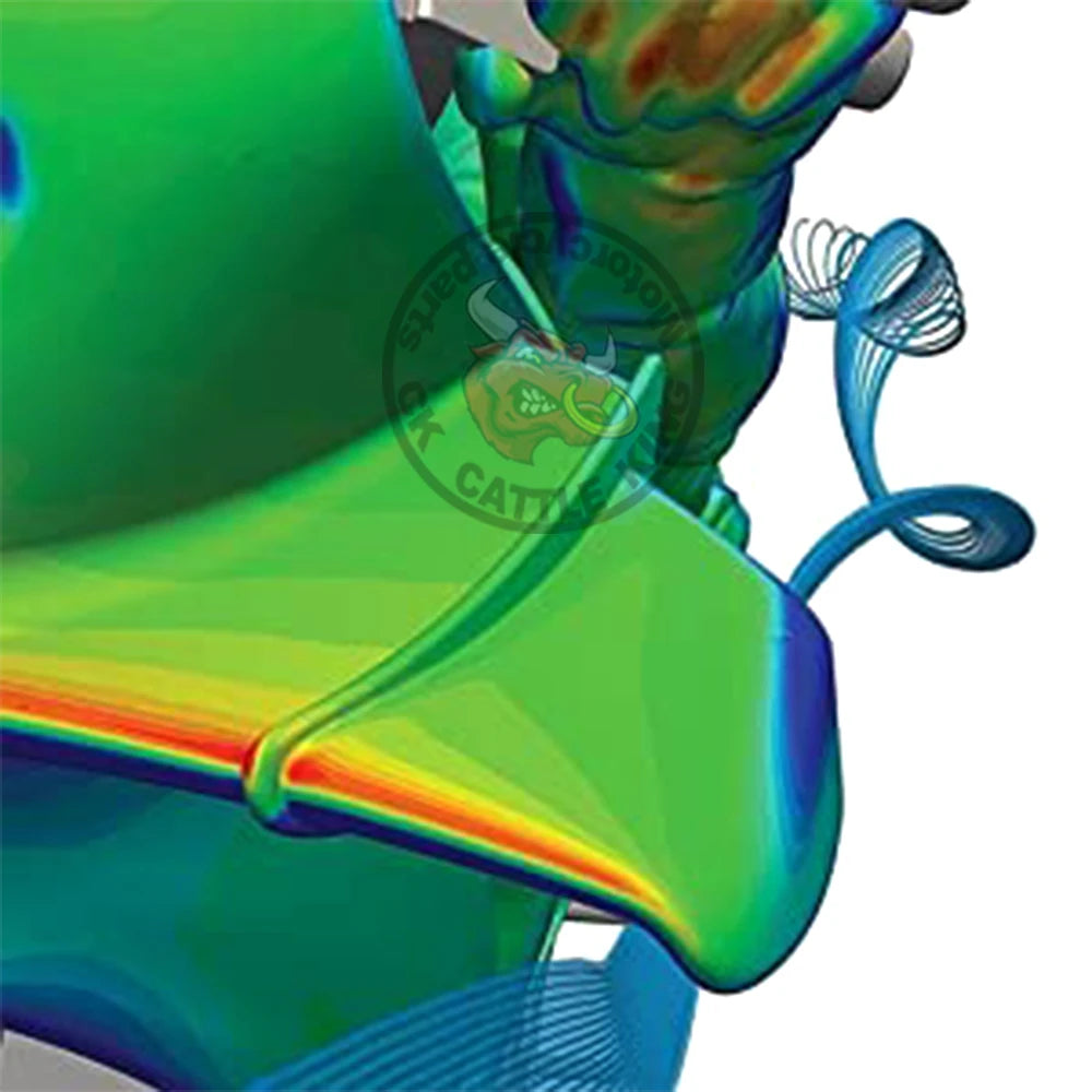 For Kawasaki Ninja ZX6R 636 ZX-25R ZX6RR ZX-6 ZX10R ZX1400 ZX14R ZZR1400 ZZR1100 Motorcycle Winglet Aerodynamic Wing Kit Spoiler