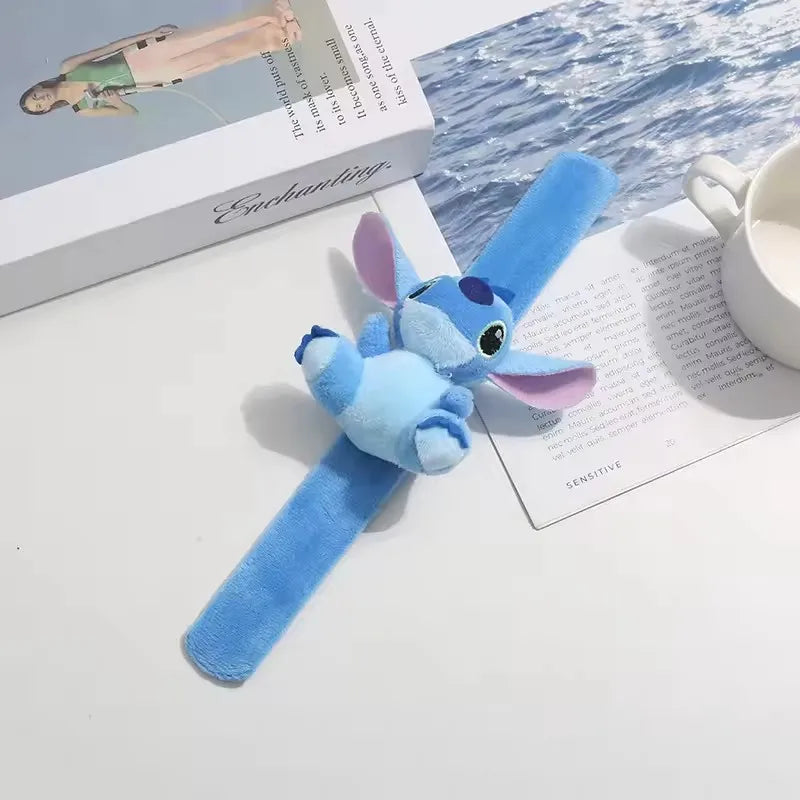 Kawaii Lilo & Stitch Wristband Cute Cartoon Stitch Kids Snap Circle Plush Wristband Doll Accessory Wedding Party Holiday Gift
