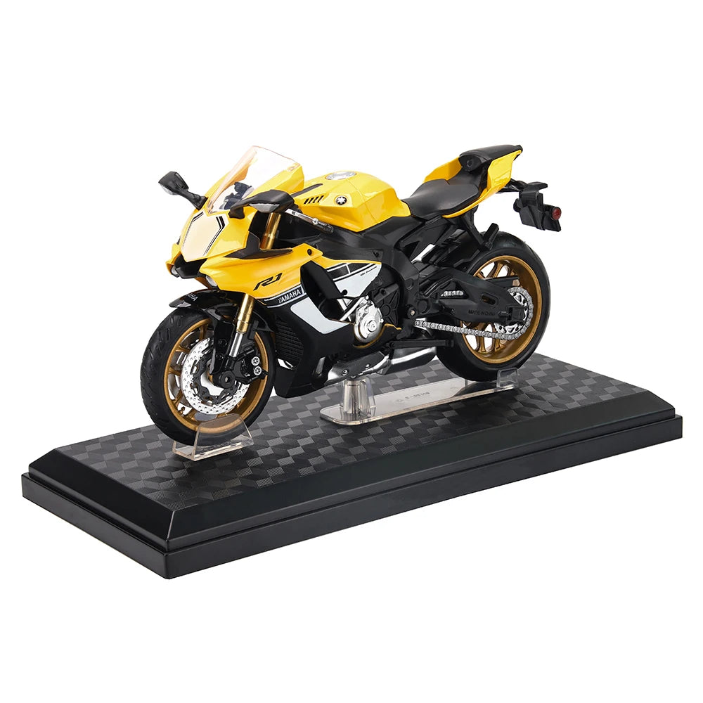MSZ CCA 1:12 Yamaha YZF-R1 Classic Motorcycle Model Alloy Car Model Toy Car Casting Collection Toy Gift Christmas Gift