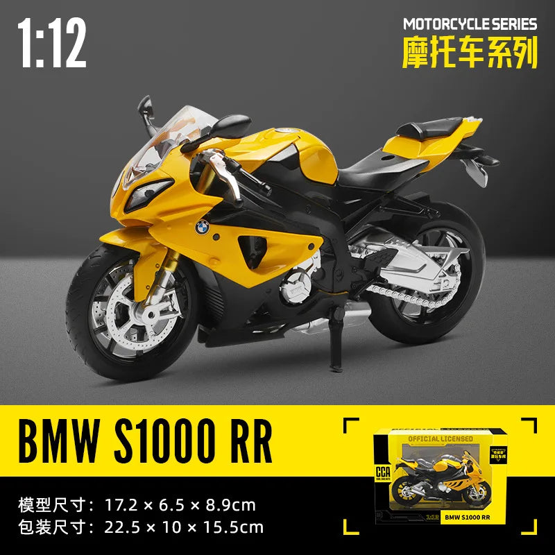 MSZ CCA 1:12 Yamaha YZF-R1 Classic Motorcycle Model Alloy Car Model Toy Car Casting Collection Toy Gift Christmas Gift