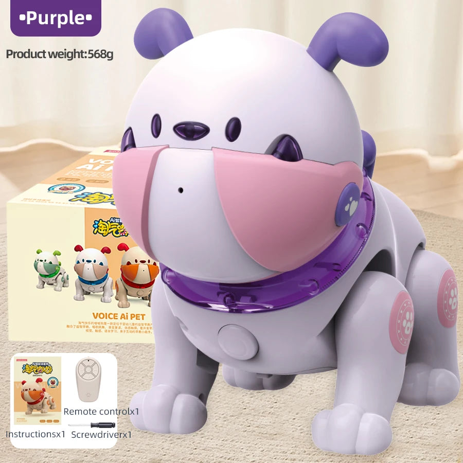 Children's Toy Remote Control Intelligent Robot Dog DIY programming voice interactive electronic pet dog robot model gift