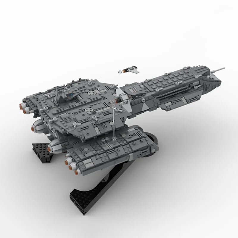 Daedalus Deep Space Carrier Model MOC Building Blocks Technology Aircraft Bricks Science Fiction Aircraft DIY Assemble Toys Gift