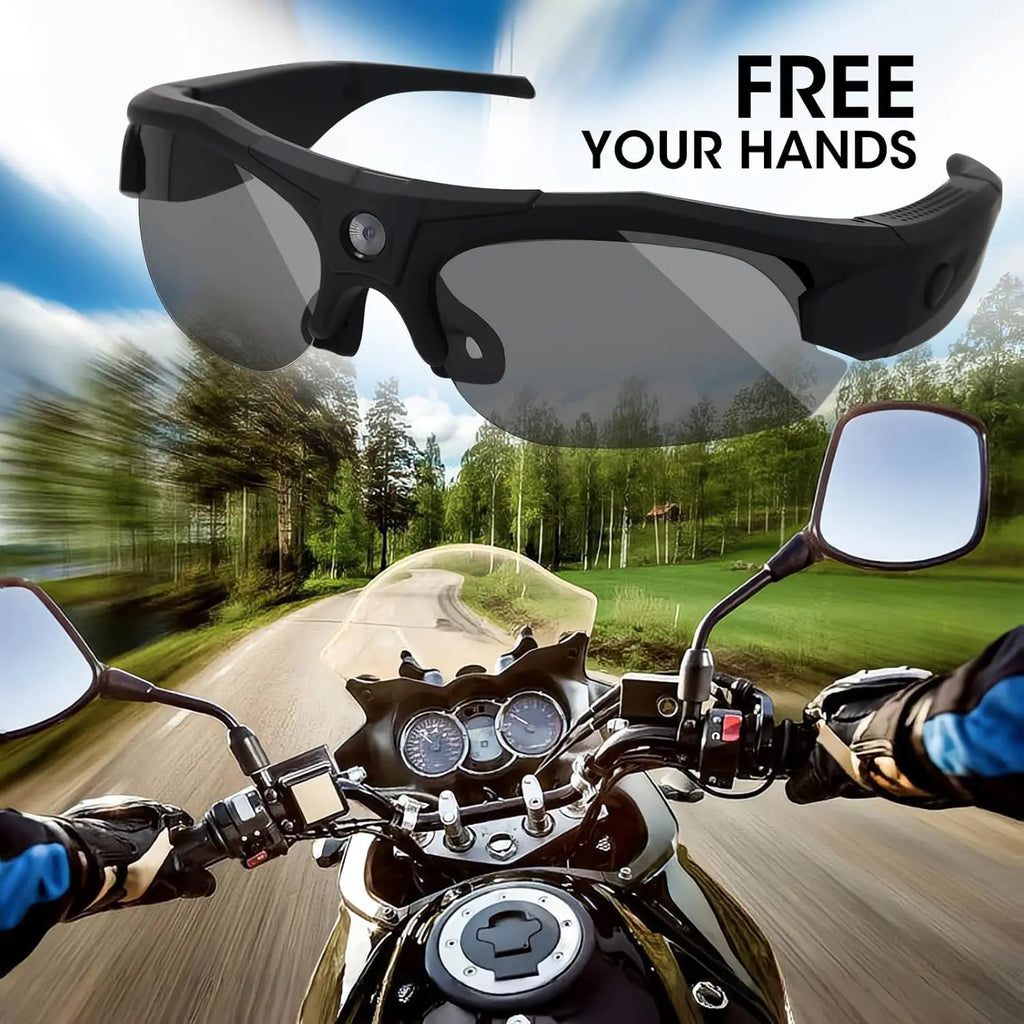 4K HD FPV Smart Glasses WIFI Camera 1080P Video Recording Mini Wireless Bodycam Vlogging POV Action Sports Motorcycle Cycling