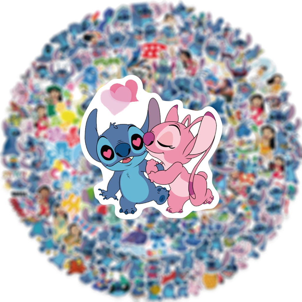 50/100/200Pcs Cute Cartoon Lilo Stitch Stickers Graffiti for Scrapbook Laptop Phone Luggage Skateboard Decals Sticker Toy Gift