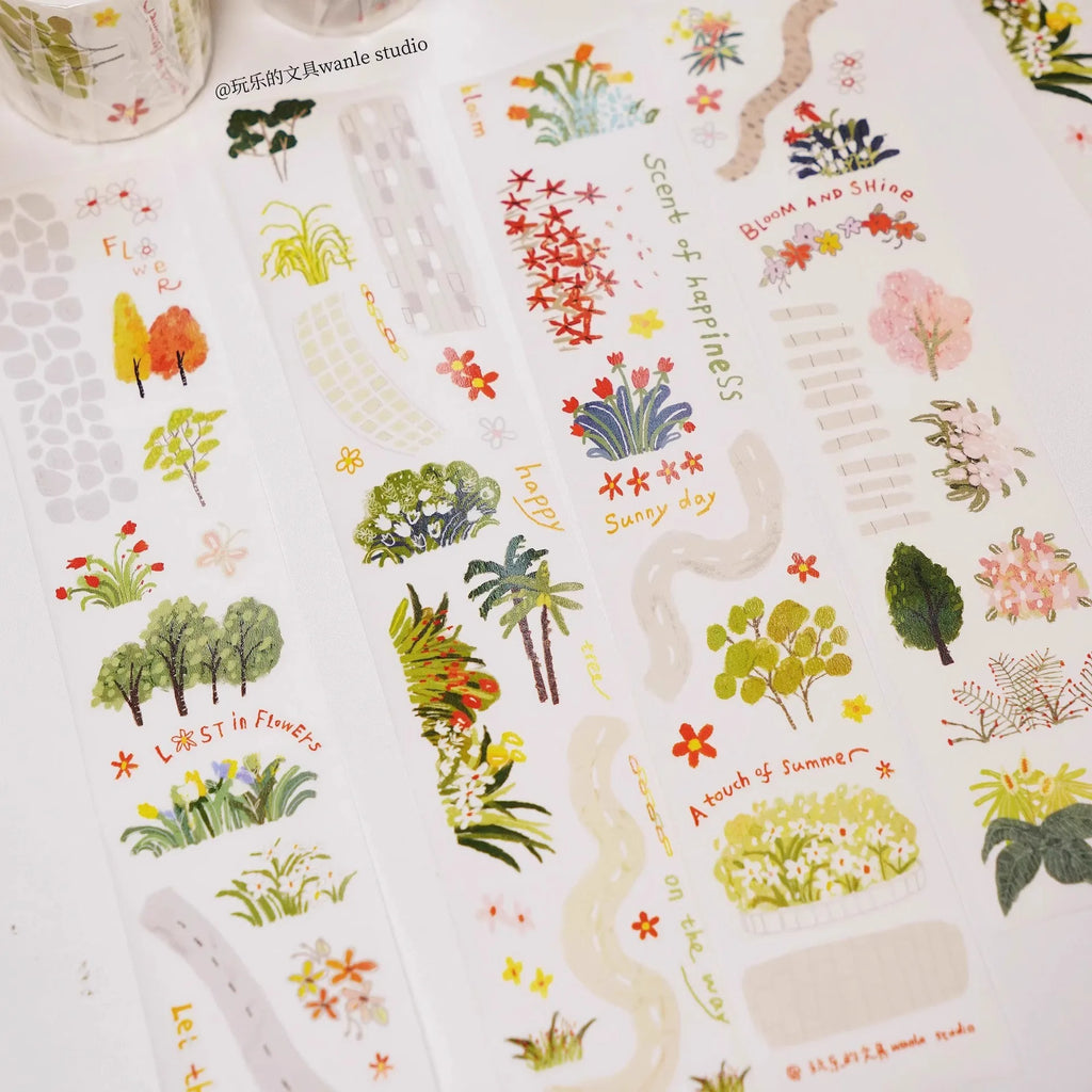 1szt/1lot Dekoracyjne taśmy klejące Zabawne artykuły papiernicze Scrapbooking DIY Papier Japońskie naklejki