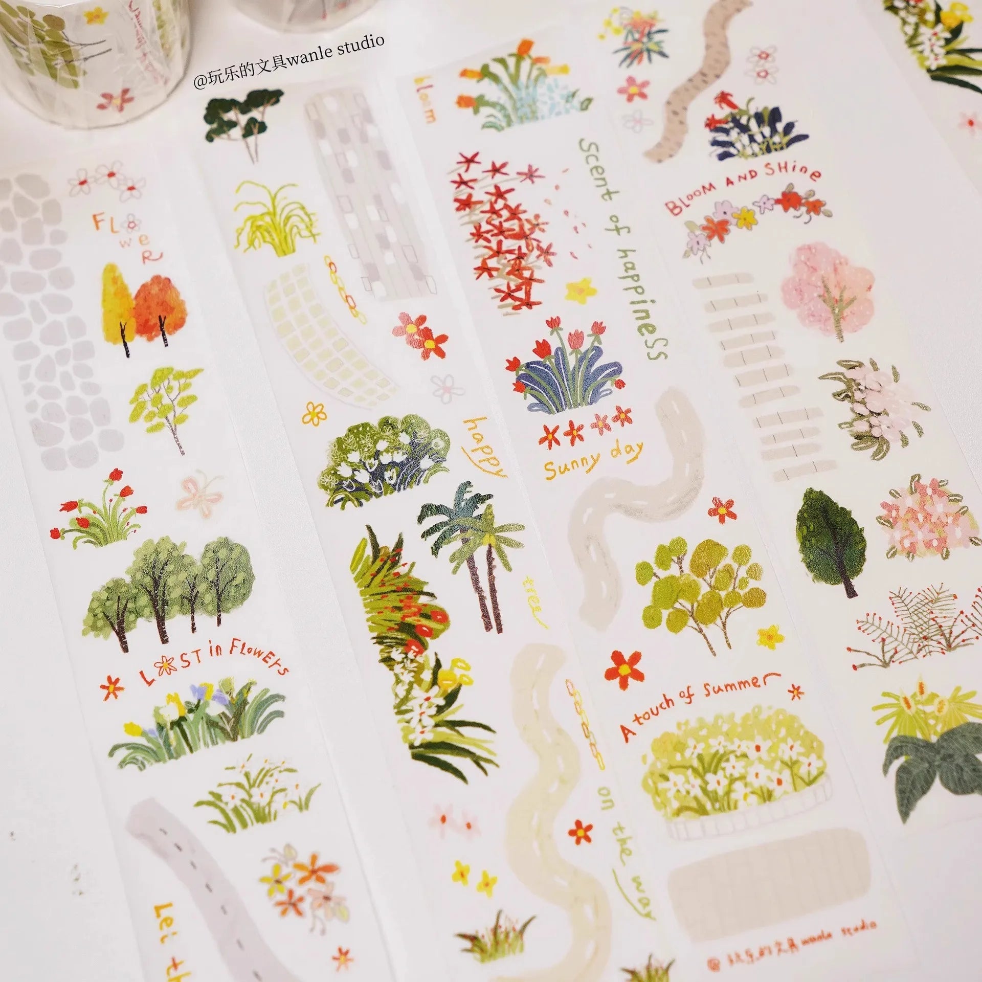 1szt/1lot Dekoracyjne taśmy klejące Zabawne artykuły papiernicze Scrapbooking DIY Papier Japońskie naklejki