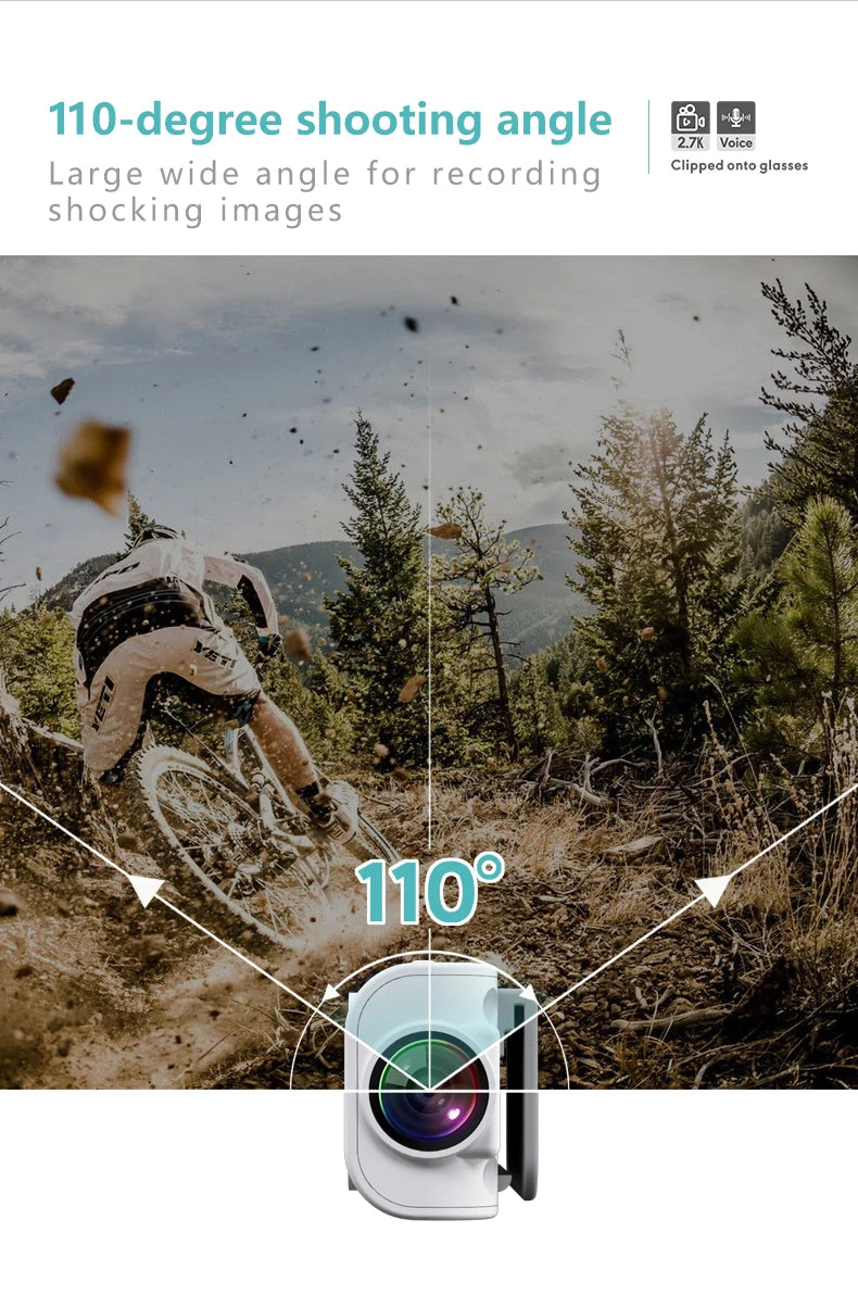 Xiaomi 4K Mini FPV Eyeglasses Video Shooting Micro-camera HD WiFi Intelligent Headset Glasses Video&Sound Recording WiFi APP