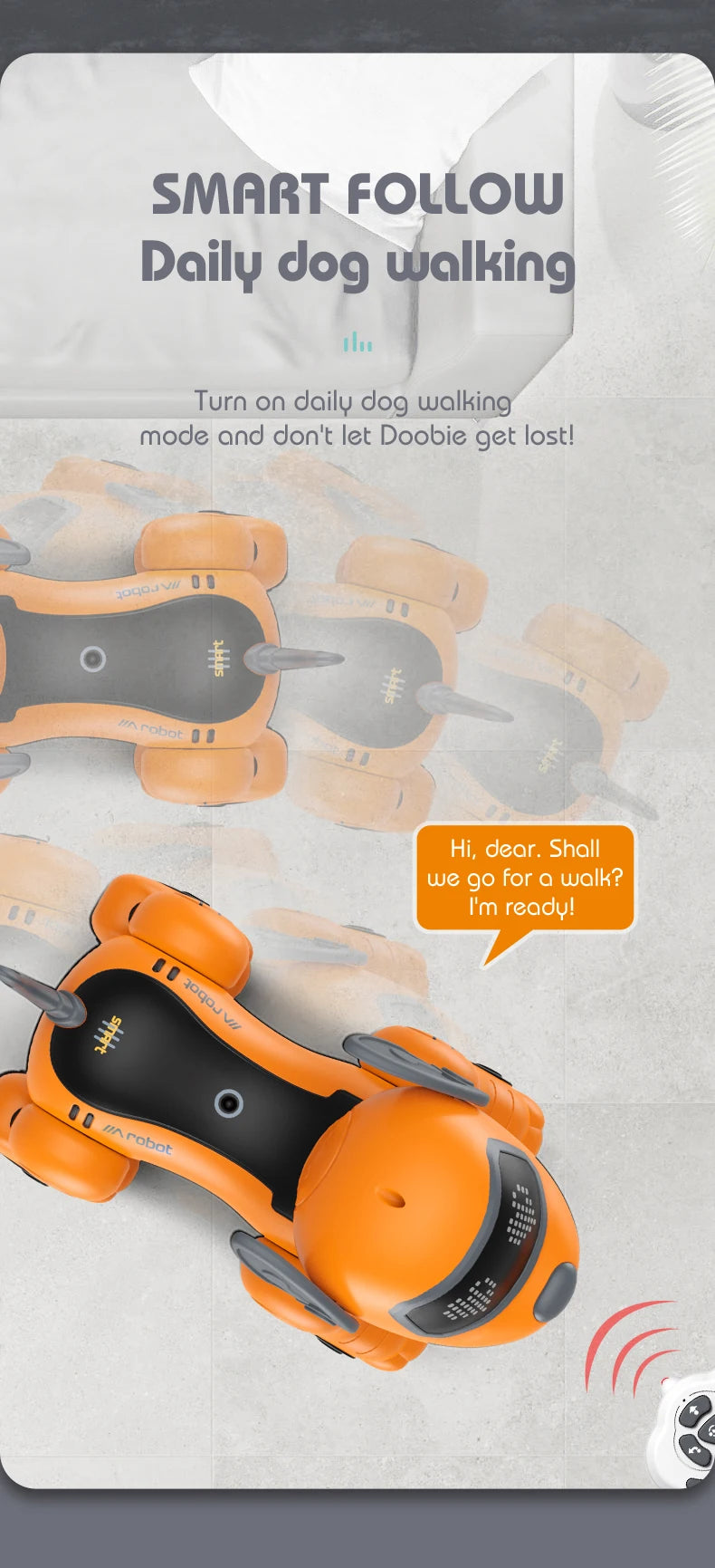 Children's Toy Remote Control Intelligent Robot Dog DIY programming voice interactive electronic pet dog robot model gift