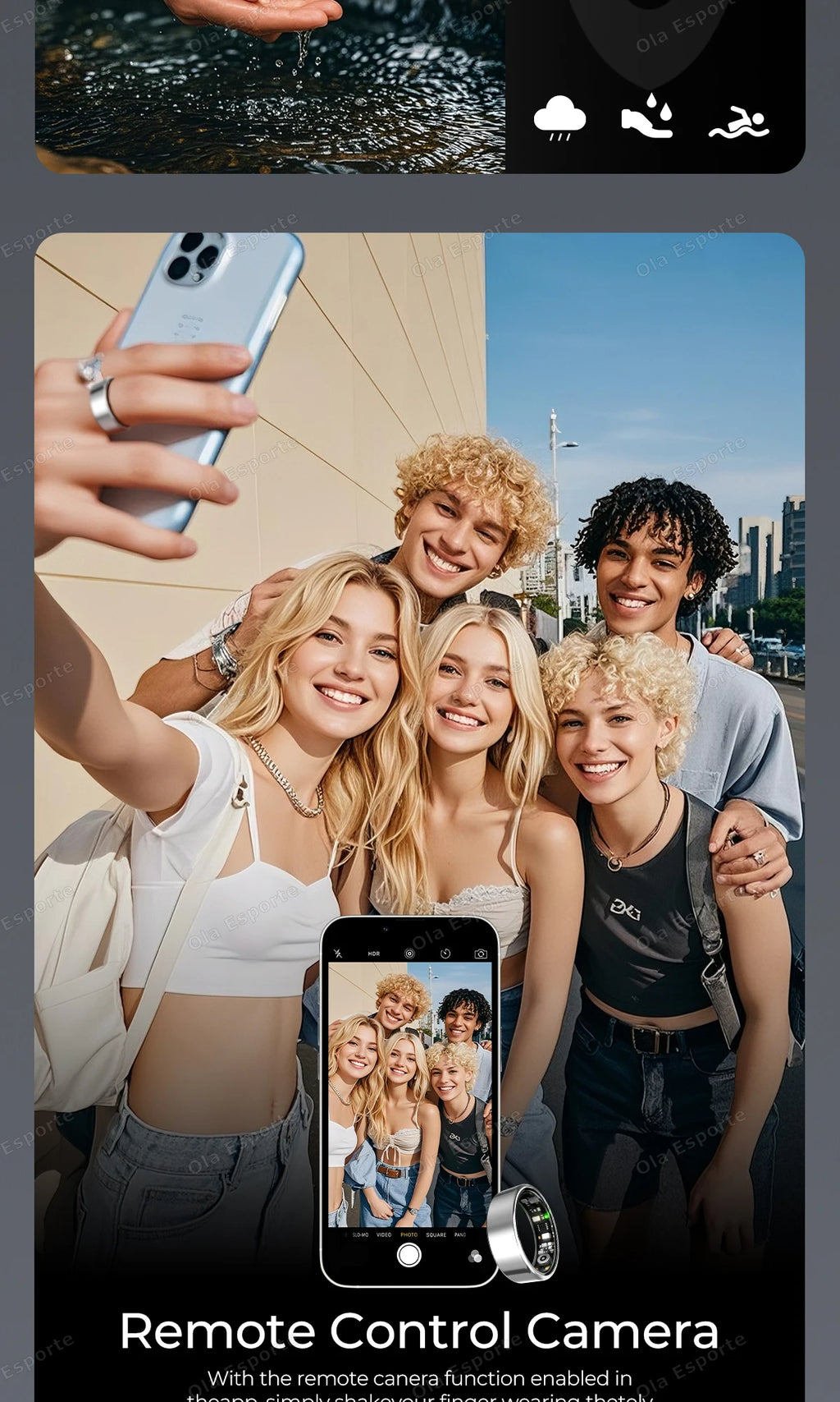 2025 New Smart Ring Heart Rate Blood Pressure Sleep Monitoring Motion Tracking IP68 Waterproof Men Women Smart Ring Holiday Gift