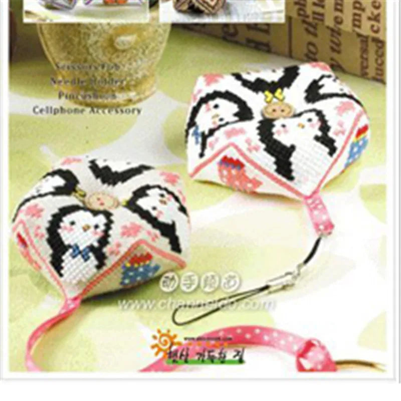 ZC114 Cross stitch kits Cross-stitch embroidery sets Needlework set threads Pin Needle Cushion Biscornu Counted Cross-Stitching