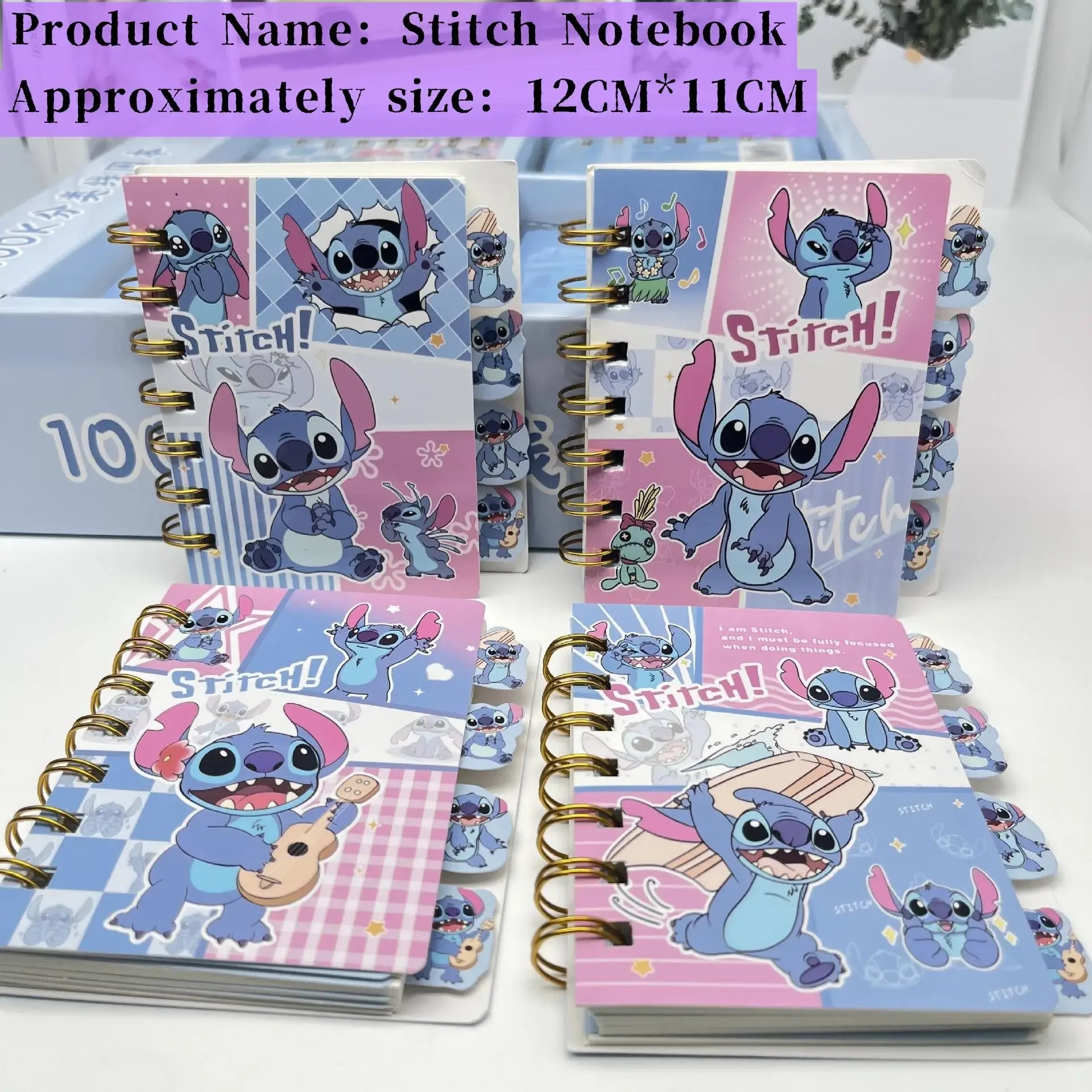 New Stitch Notebook Cute Anime Cartoon School Supplies Portable Diary Fashion Office Supplies Coil Book Children Holiday Gift